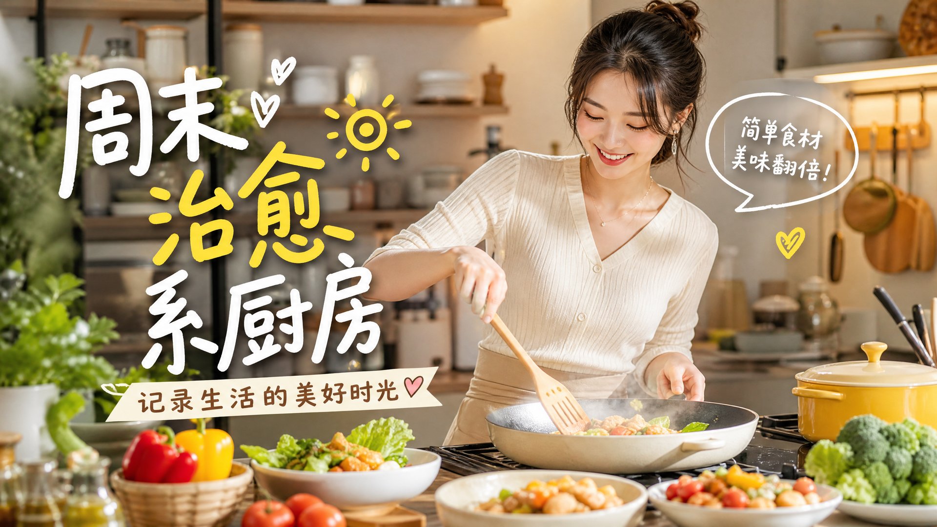 少萝 少萝生活视频教程：周末治愈系厨房美食制作全流程视频演示